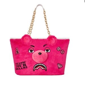 Sprayground Plush Money Bear Tote ~LIMITED EDITION